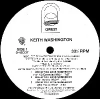 WHEN YOU LOVE SOMEBODY/KEITH WASHINGTON/キース・ワシントン