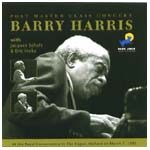 BARRY HARRIS / バリー・ハリス / POST MASTER CLASS CONCERT 1991