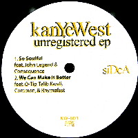 KANYE WEST (Ye) / カニエ・ウェスト (イェ) / UNREGISTERED EP