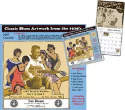 BLUES CALENDAR / 2005 CLASSIC BLUES ARTWORK FROM THE 1920'S CALENDAR