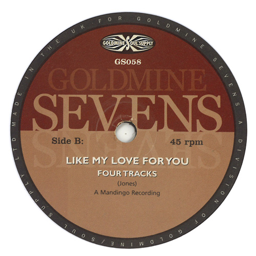 FOUR VOICES / FOUR TRACKS / WITH A LONELY HEART / LIKE MY LOVE FOR YOU (7")
