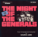 MAURICE JARRE / モーリス・ジャール / NIGHT OF THE GENERALS / 将軍たちの夜