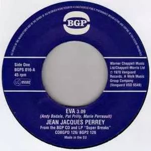 JEAN JACQUES PERREY  CAMILLE YARBROUGH / JEAN JACQUES PERREY + CAMILLE YARBROUGH / EVA + TAKE YO'PRAISE (7") 