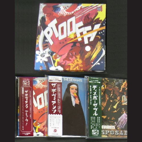 DEVIANTS / デヴィアンツ / 紙ジャケット CD 3タイトル プトゥーフBOXセット