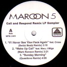 MAROON 5 / マルーン5 / CALL AND RESPOND REMIX LP SAMPLER