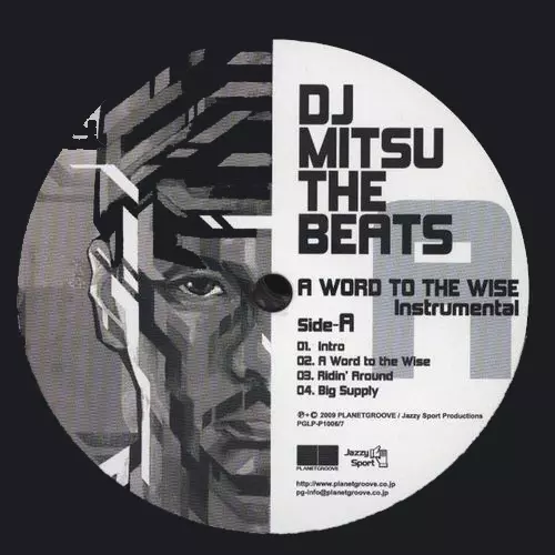 DJ MITSU THE BEATS A WORD TO THEWISEインスト WORD TO THE WISE INSTRUMENTAL/DJ MITSU THE BEATS (GAGLE)｜HIPHOP
