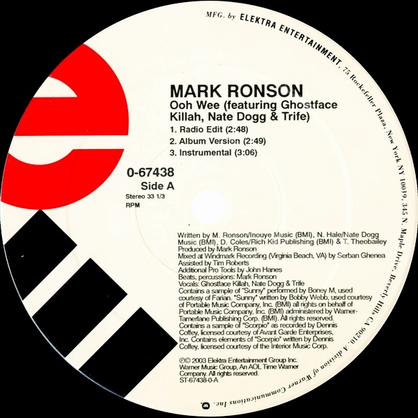 MARK RONSON / マーク・ロンソン / Ooh Wee / On The Run 