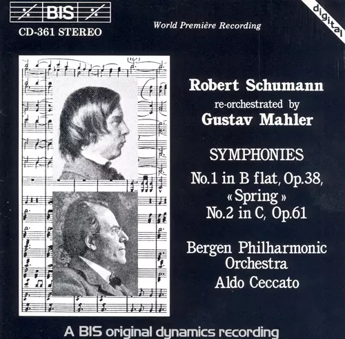 ALDO CECCATO / アルド・チェッカート / SCHUMANN:SYMPHONIES NOS.1&2 (RE-ORCHESTRATED BY G.MAHLER)