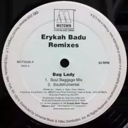 ERYKAH BADU / エリカ・バドゥ / BAG LADY(REMIXES)