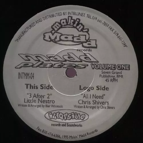 CHRIS SHIVERS & LITTLE NESTRO / MADD PLATES VOL.1