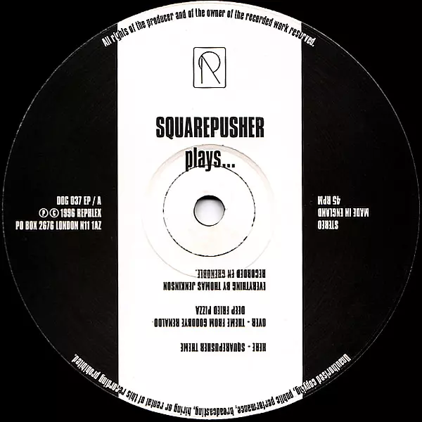 スクエアプッシャー　squarepusher レア PLAYS../SQUAREPUSHER/スクエアプッシャー/A:SQUAREPUSHER THEME