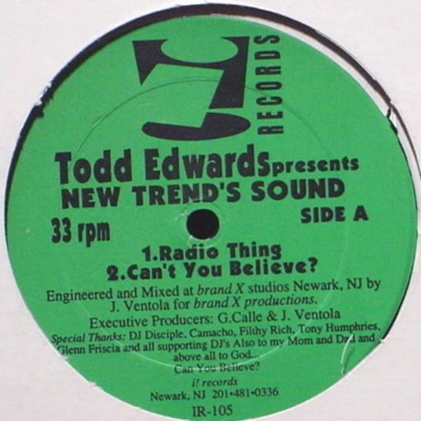 TODD EDWARDS / トッド・エドワーズ / RADIO THING
