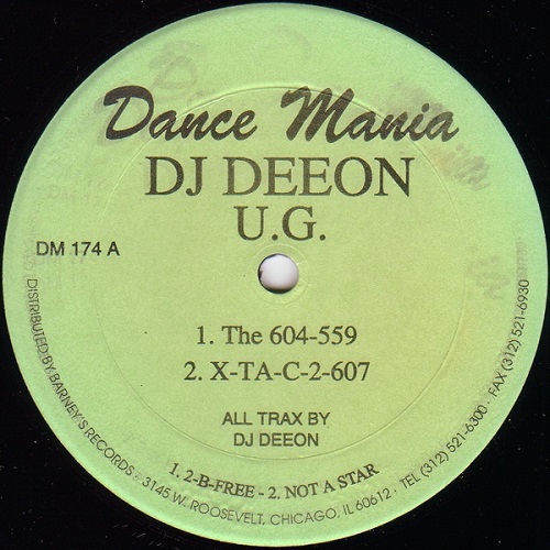 DJ DEEON / DJディーオン / U.G.