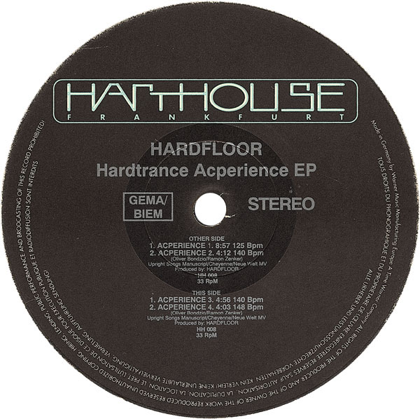 HARDFLOOR / ハードフロア / HARDTRANCE ACPERIENCE EP