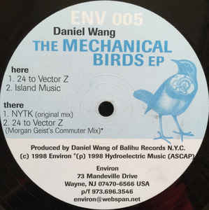 DANIEL WANG / ダニエル・ウォン / MECHANICAL BIRDS EP