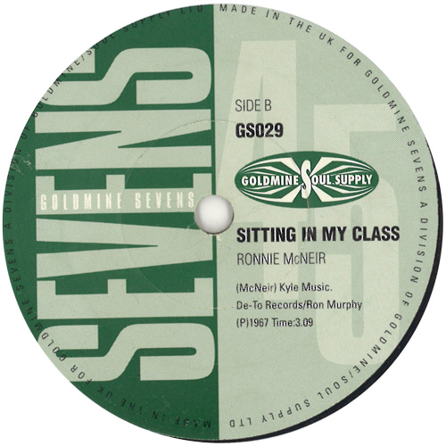 DETROIT EXECUTIVES / RONNIE MCNEIR / COOL OFF / SITTING IN MY CLASS (7")