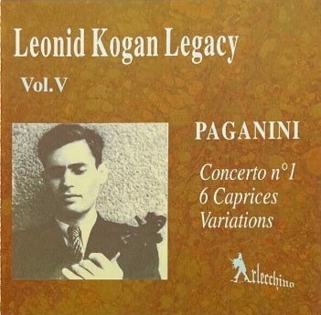LEONID KOGAN / レオニード・コーガン / PAGANINI:VIOLIN CONCERTO NO.1