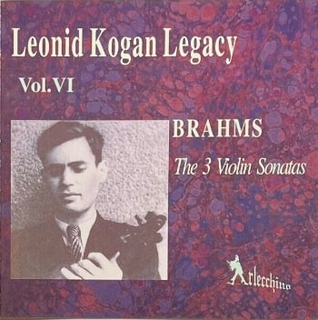 LEONID KOGAN / レオニード・コーガン / BRAHMS:THE 3 VIOLIN SONATAS