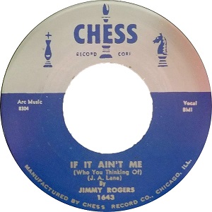 JIMMY ROGERS / ジミー・ロジャース / WALKIN' BY MYSELF + IF IT AIN'T ME (7")