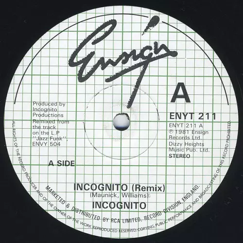 INCOGNITO / INCOGNITO REMIX