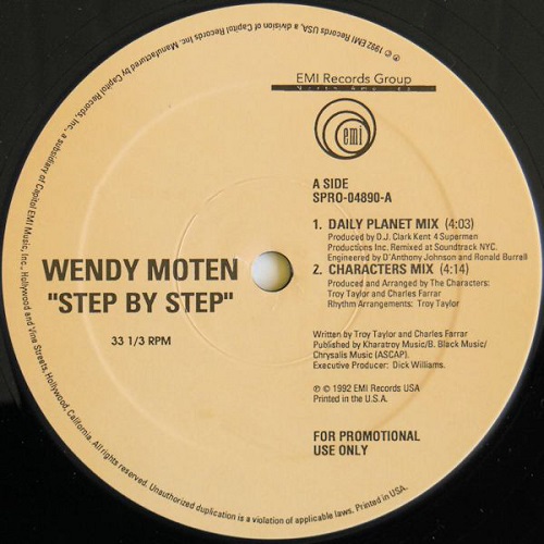 WENDY MOTEN / ウェンディ・モートン / STEP BY STEP -US ORIGINAL PRESS-