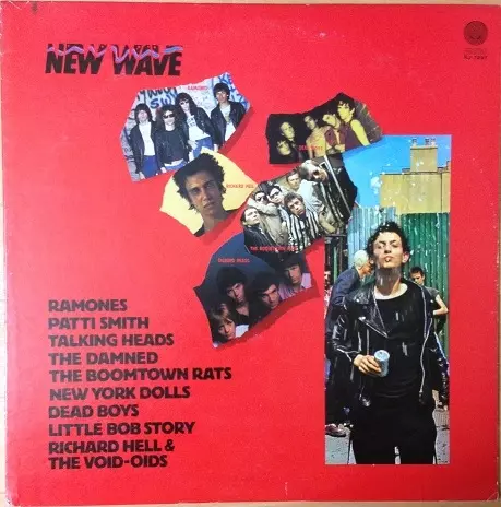 ニューウェイブ　燃えるパンク・ロッカー達　LP レコード ニュー・ウェイヴ/燃えるパンク・ロッカー達/V.A. /オムニバス