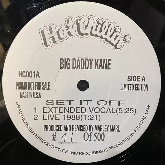 BIG DADDY KANE / ビッグ・ダディ・ケイン / SET IT OFF