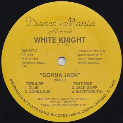WHITE KNIGHT / ホワイト・ナイト / GONNA JACK