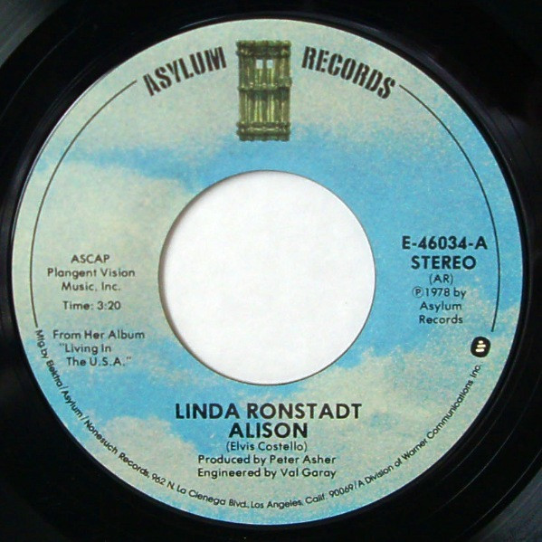 LINDA RONSTADT / リンダ・ロンシュタット / ALLISON