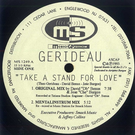 GERIDEAU / TAKE A STAND FOR LOVE