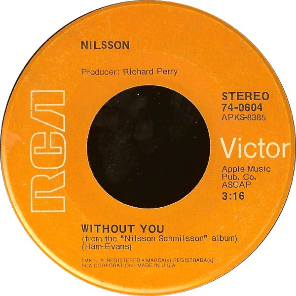 NILSSON / ニルソン / WITHOUT YOU