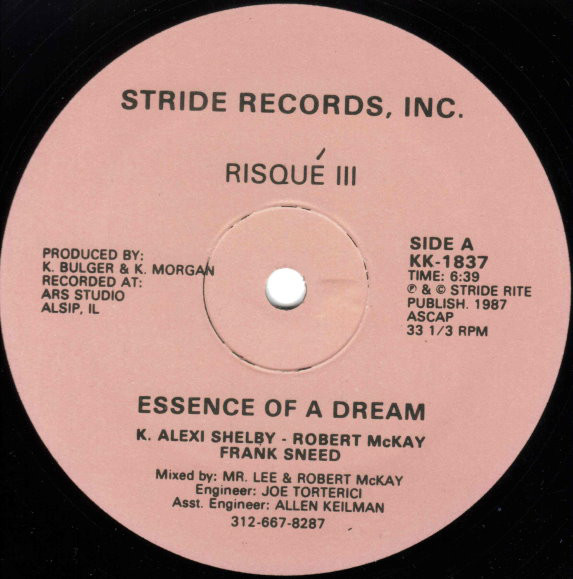 RISQUE III / ESSENCE OF A DREAM (US ORIGINAL PRESS)