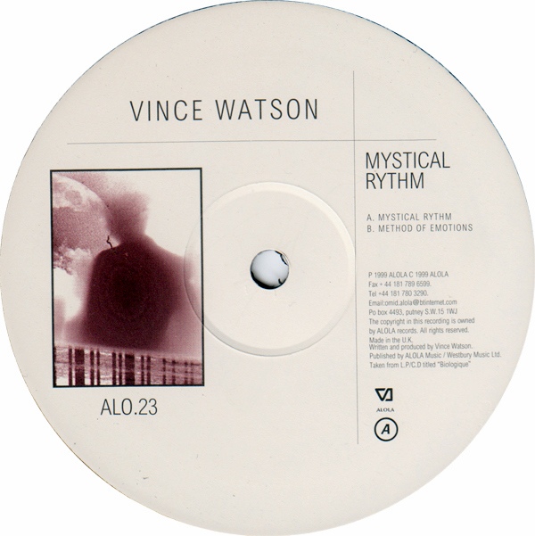 VINCE WATSON / ヴィンス・ワトソン / MYSTICAL RYTHM E.P.