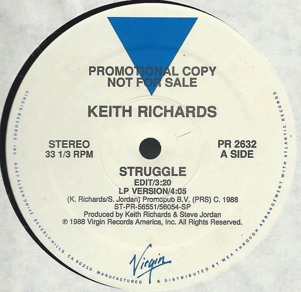 KEITH RICHARDS / キース・リチャーズ / STRUGGLE