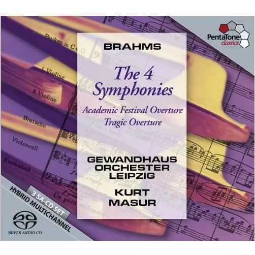 KURT MASUR  / クルト・マズア / BRAHMS:4 SYMPHONIES