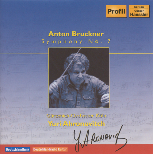 YURI AHRONOVITCH / ユーリ・アーロノヴィチ / BRUCKNER:SYMPHONY NO.7