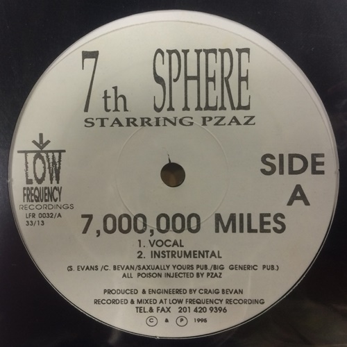 7,000,000 MILES / GUERILLA WARFARE/7TH SPHERE STARRING PZAZ