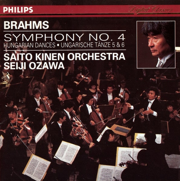 BRAHMS: SYMPHONY NO.4 / HUNGARIAN DANCES NOS.5 & 6/SEIJI OZAWA 