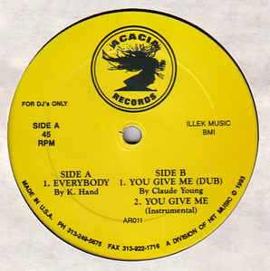 K-HAND / CLAUDE YOUNG / EVERYBODY / YOU GIVE ME