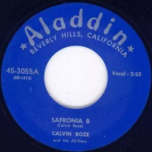CALVIN BOZE / SAFRONIA B + BUT OFFICER (7")