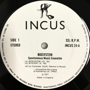 SPONTANEOUS MUSIC ENSEMBLE / スポンティニアス・ミュージック・アンサンブル / Biosystem(LP)