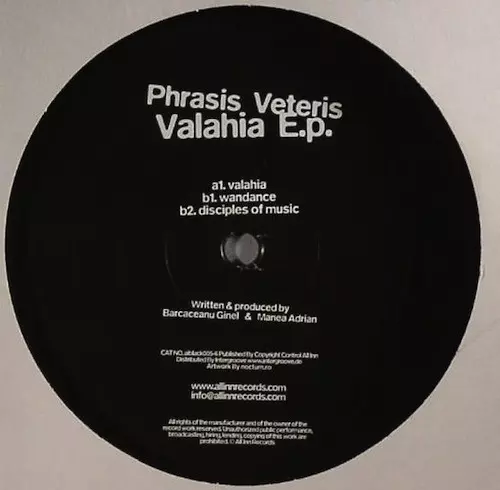 PHRASIS VETERIS  / VALAHIA E.P.
