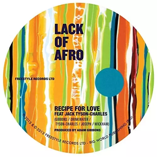 LACK OF AFRO / ラック・オブ・アフロ / RECIPE FOR LOVE + INSTRUMENTAL (7")