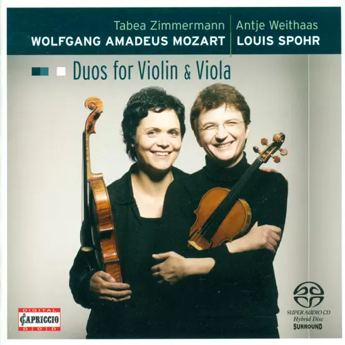 TABEA ZIMMERMANN / タベア・ツィンマーマン / DUOS FOR VIOLIN&VIOLA - MOZART&SPOHR