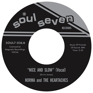 NORMA & THE HEARTACHES / NICE AND EASY + INSTRUMENTAL VERSION (7")