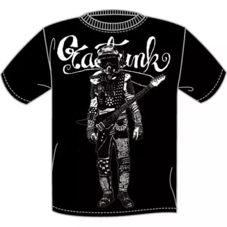 GASTUNK / ガスタンク / MOTORIDER TSHIRT BLACK / WHITE (M)