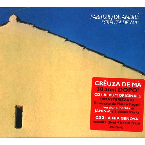 FABRIZIO DE ANDRE / ファブリツィオ・デ・アンドレ / CRÊUZA DE MÄ: 30 ANNI 2CD EDITION - '14 REMIX/REMASTER