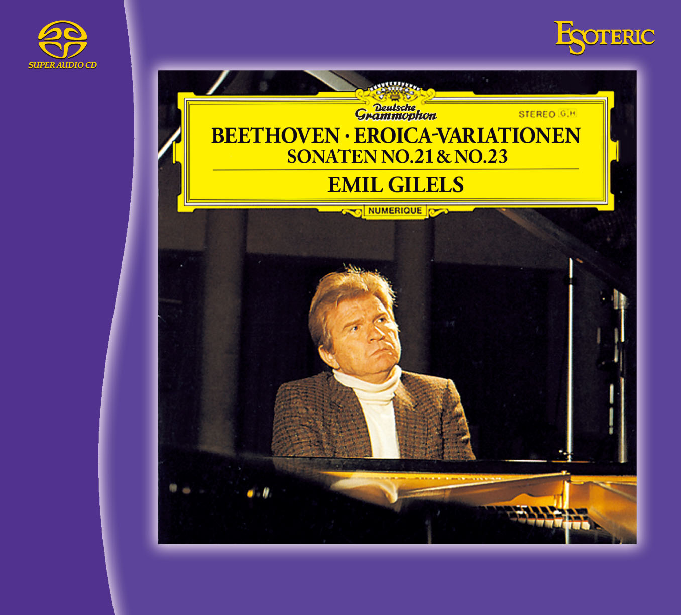 EMIL GILELS / エミール・ギレリス / BEETHOVEN: EROICA VARIATIONS / PIANO SONATAS NOS.21 & 23 (SACD) / ベートーヴェン: 「エロイカ」変奏曲、ピアノ・ソナタ第21番「ワルトシュタイン」、第23番「熱情」 (SACD)