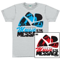 KON & AMIR / コン&アミール / MUSIC IS THE MESSAGE  (Tシャツ付き Sサイズ) カラー:SILVER