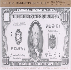 ERIC B. & RAKIM / エリックB. & ラキム / Paid In Full (Mini Madness - The Coldcut Remix) / Eric B Is On The Cut